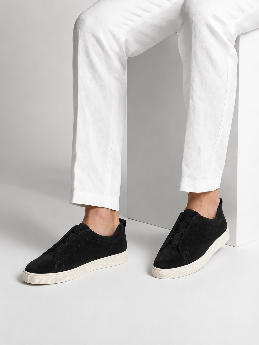 Black Suede Avalor Sneaker