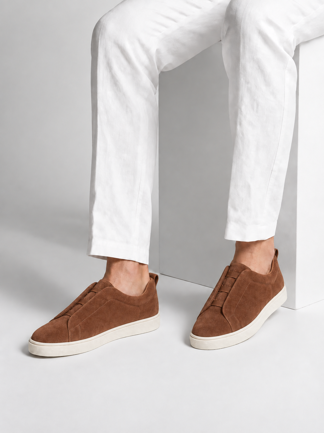 Reddish Brown Suede Avalor Sneaker