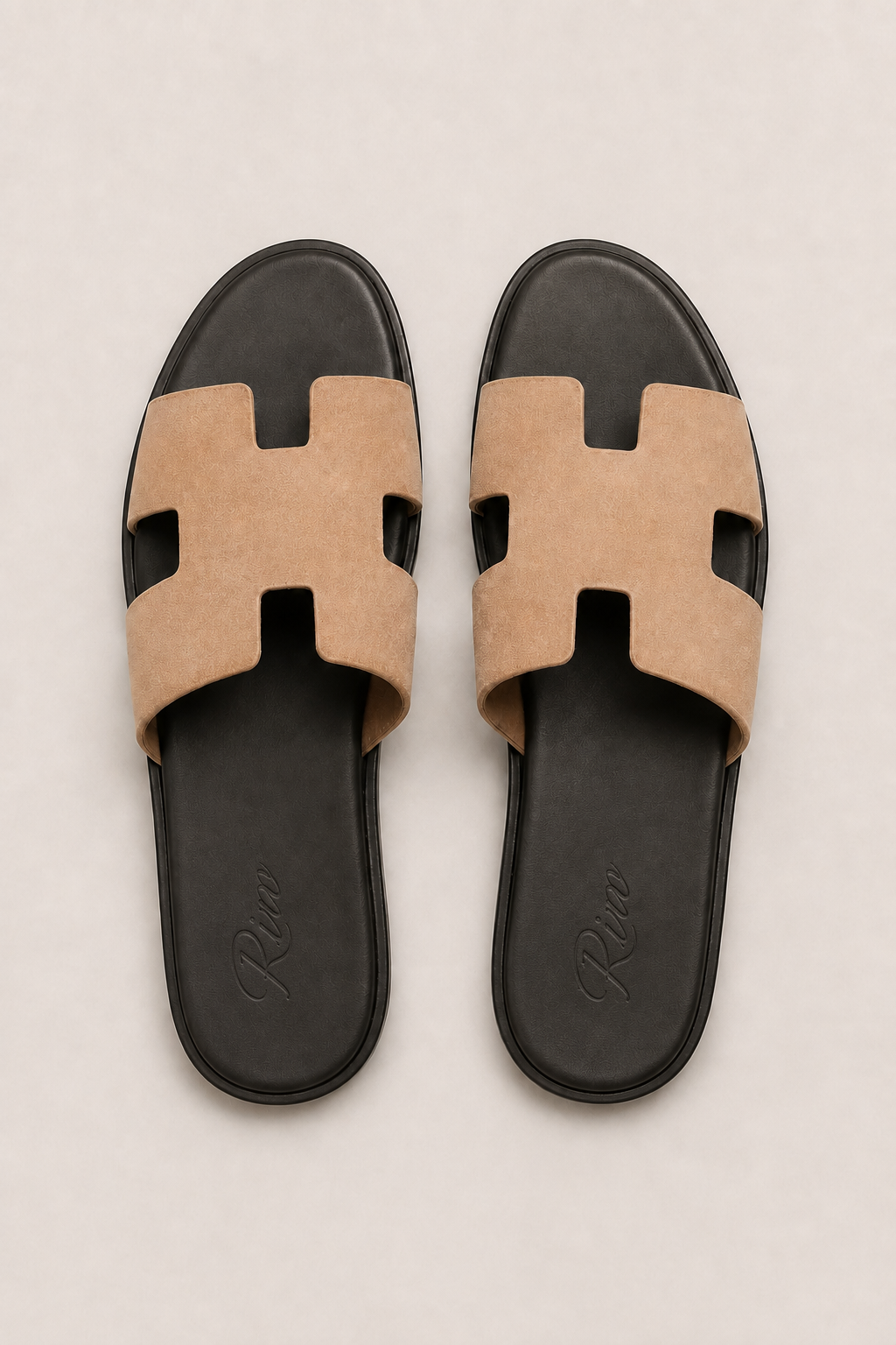 Coastal Suede Sandal Beige