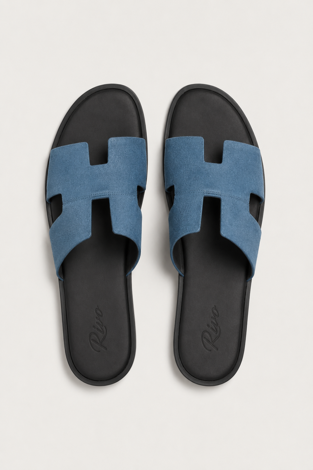 Coastal Suede Sandal Blue