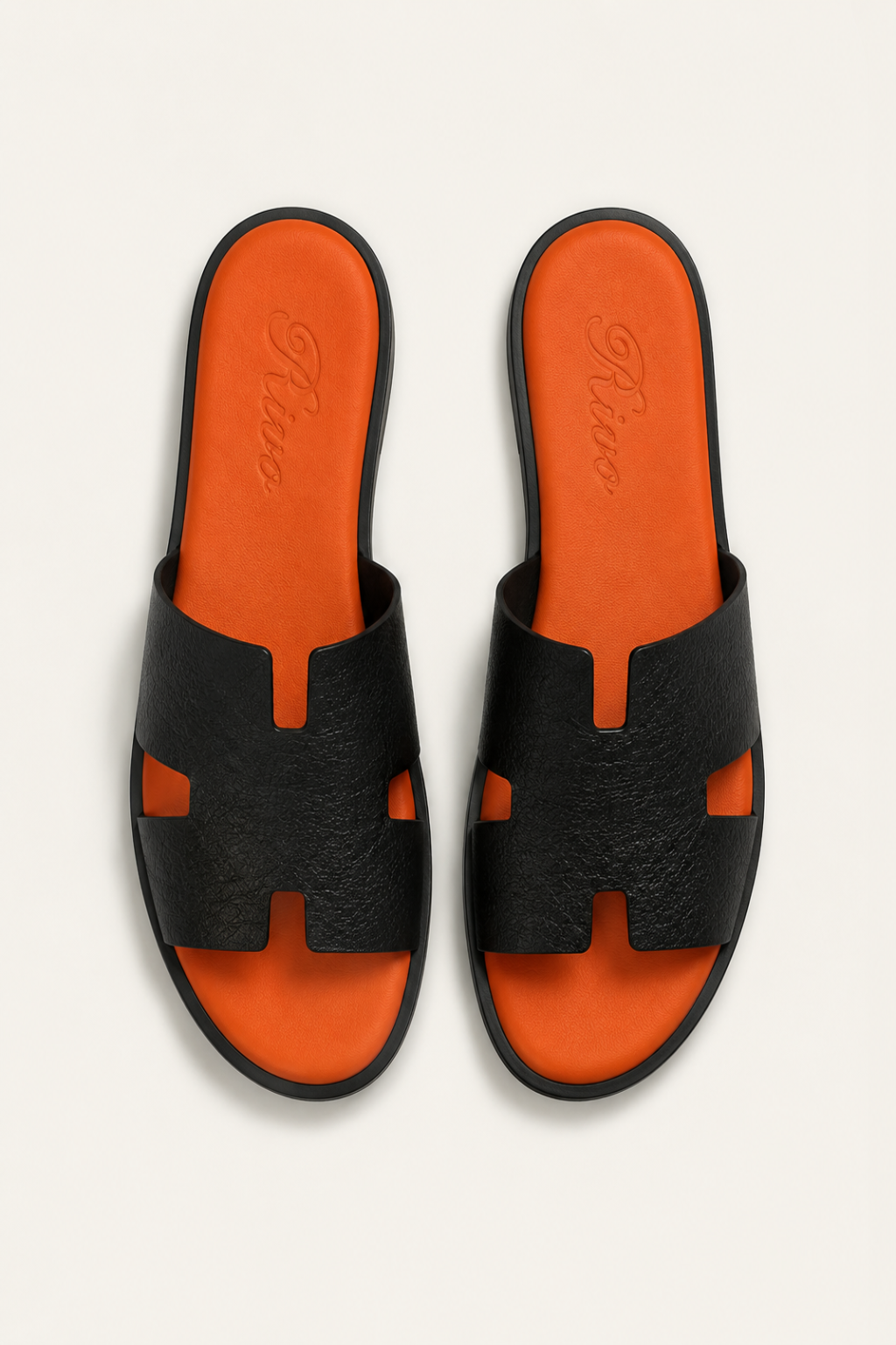Sorrento Leather Sandal Orange
