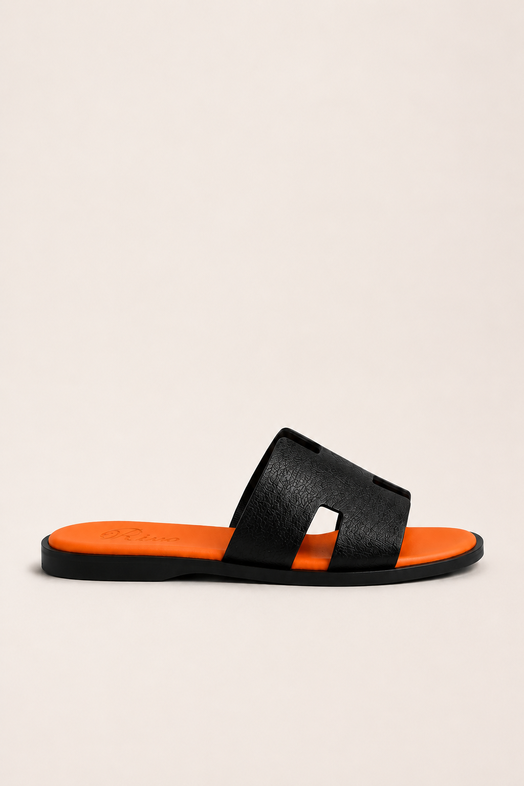 Sorrento Leather Sandal Orange