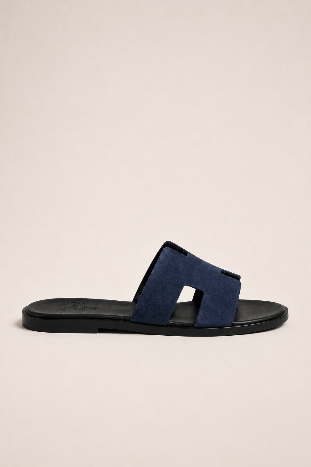 Coastal Suede Sandal Navy