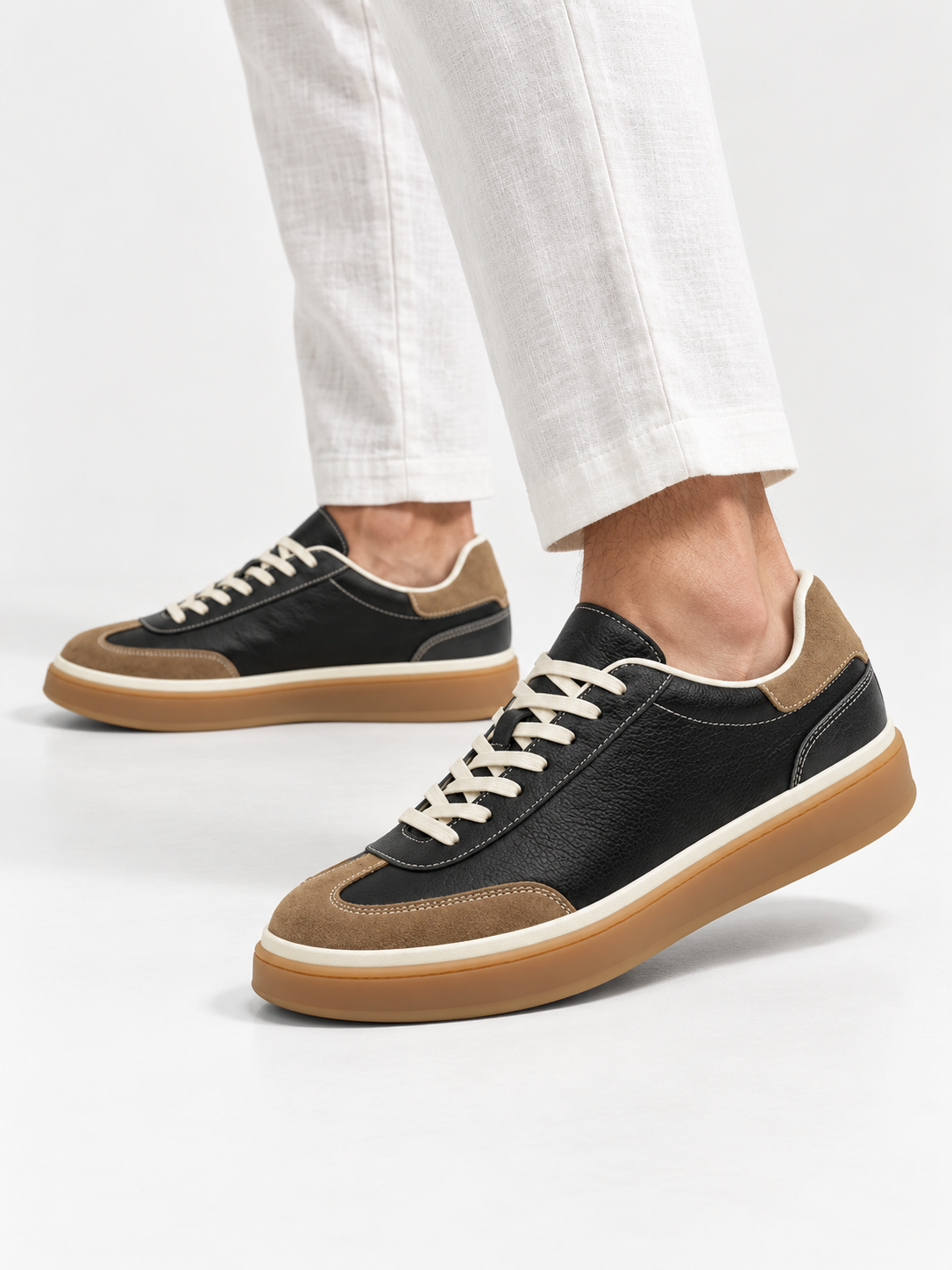 Black & Sand Velaro Sneaker
