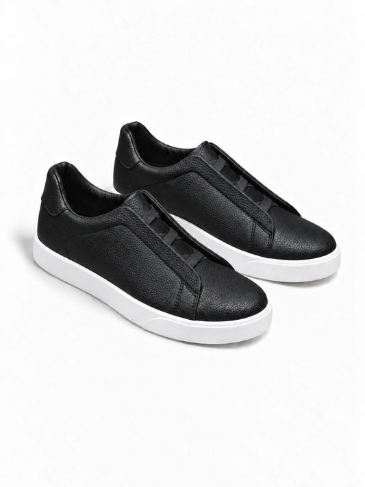 Black Leather Avalor Sneaker