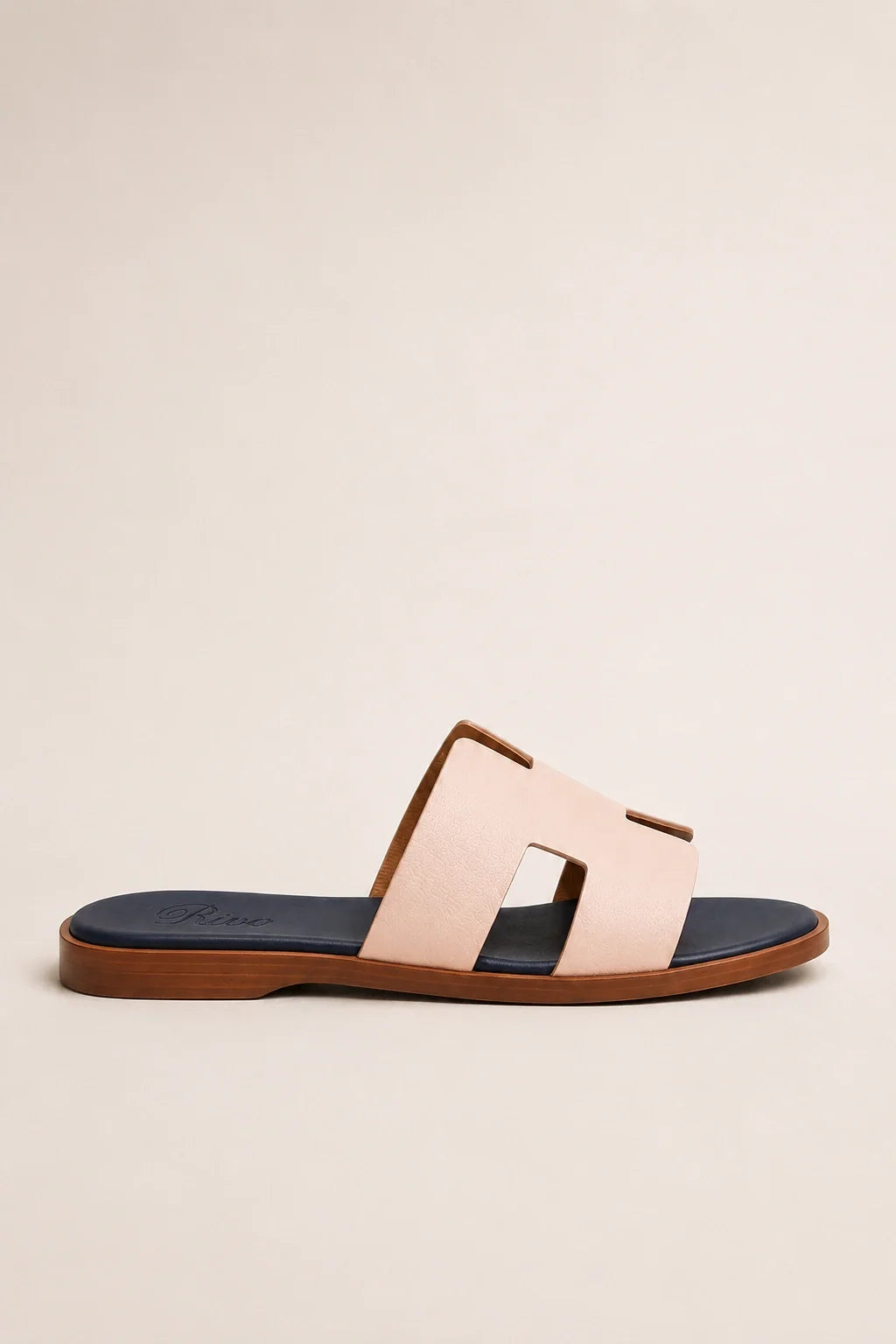 Riviera Leather Sandal Blush