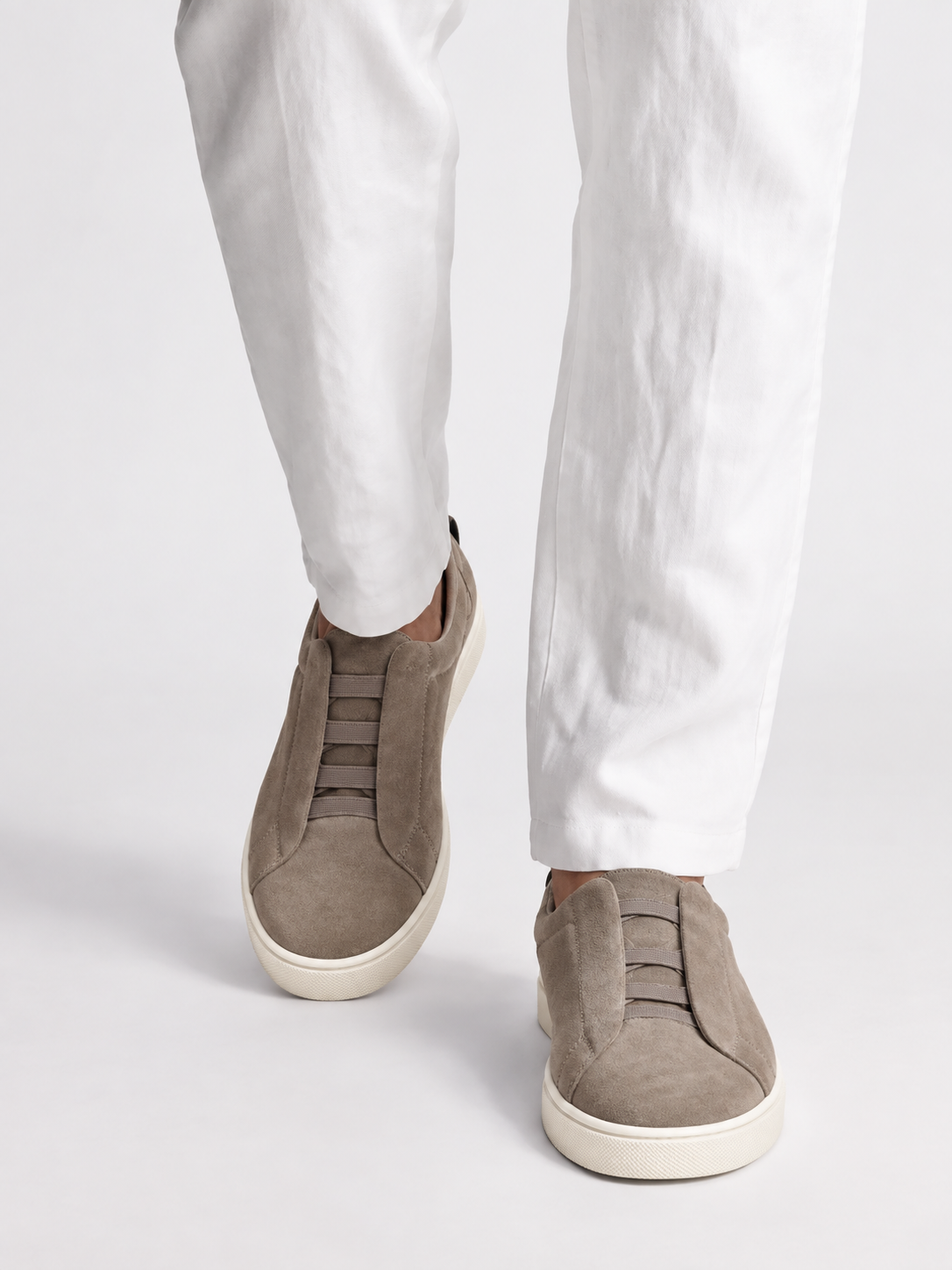 Khaki Suede Zeg Emyerre