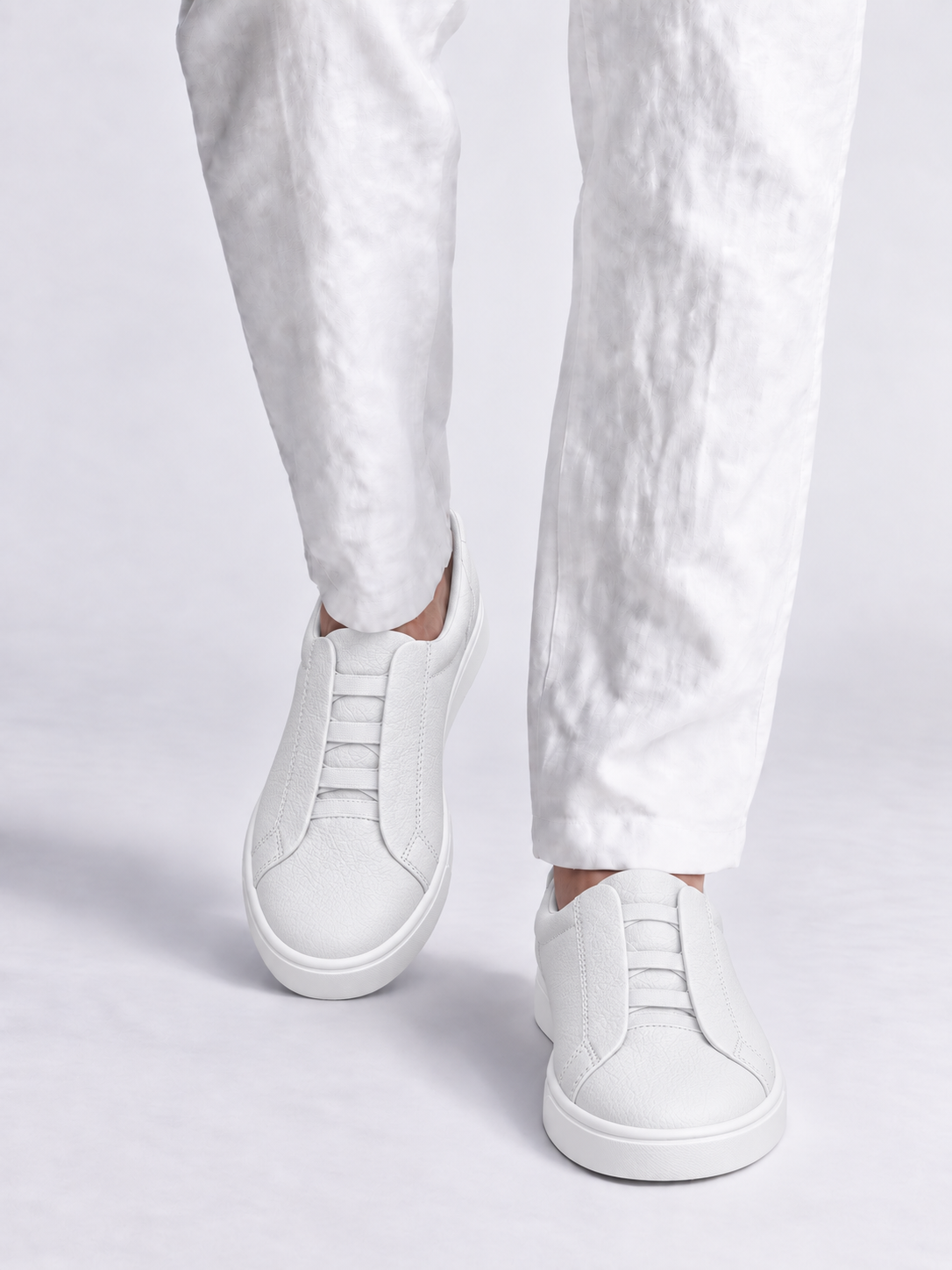 White Leather Zeg Emyerre