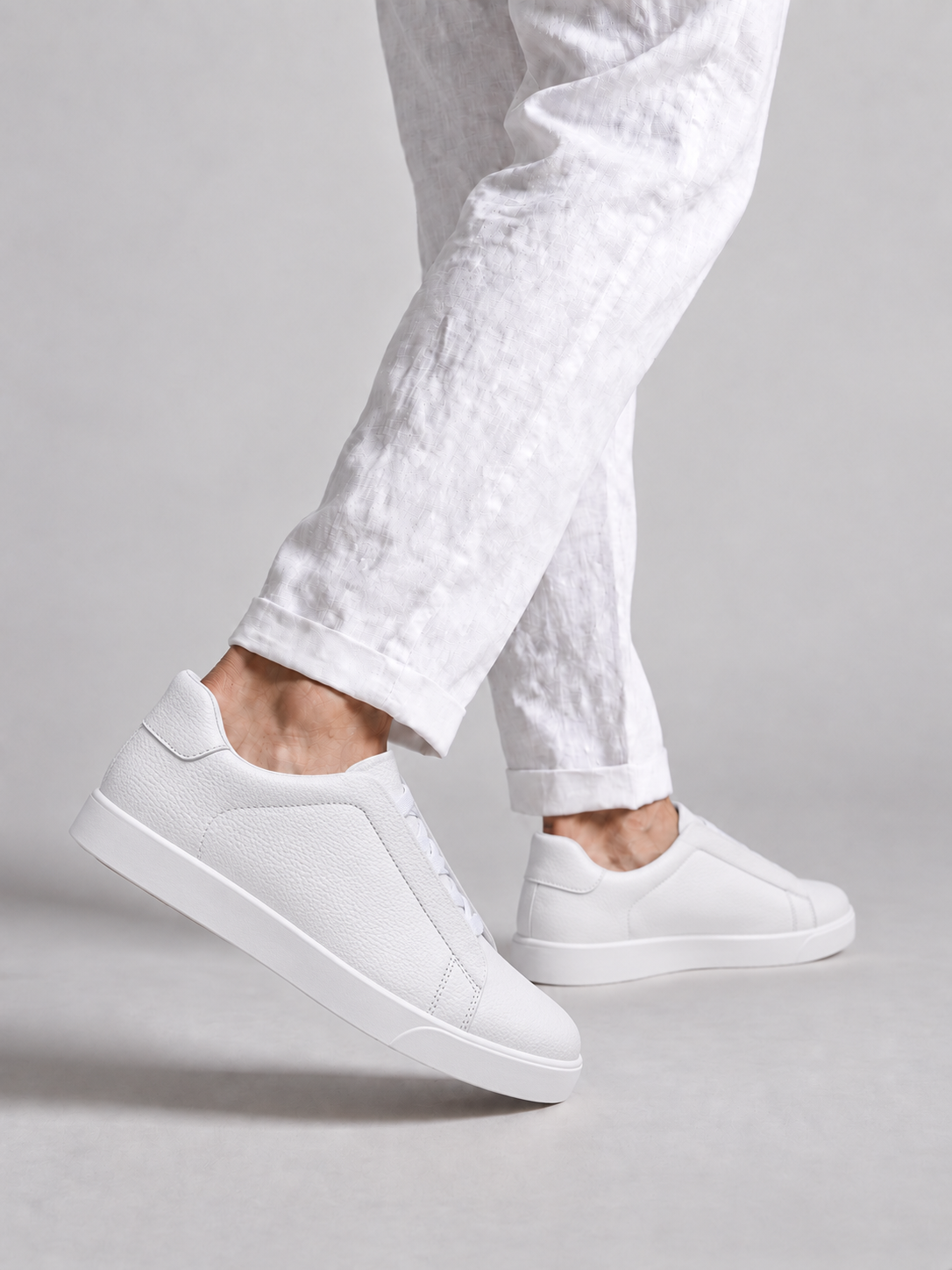 White Leather Zeg Emyerre
