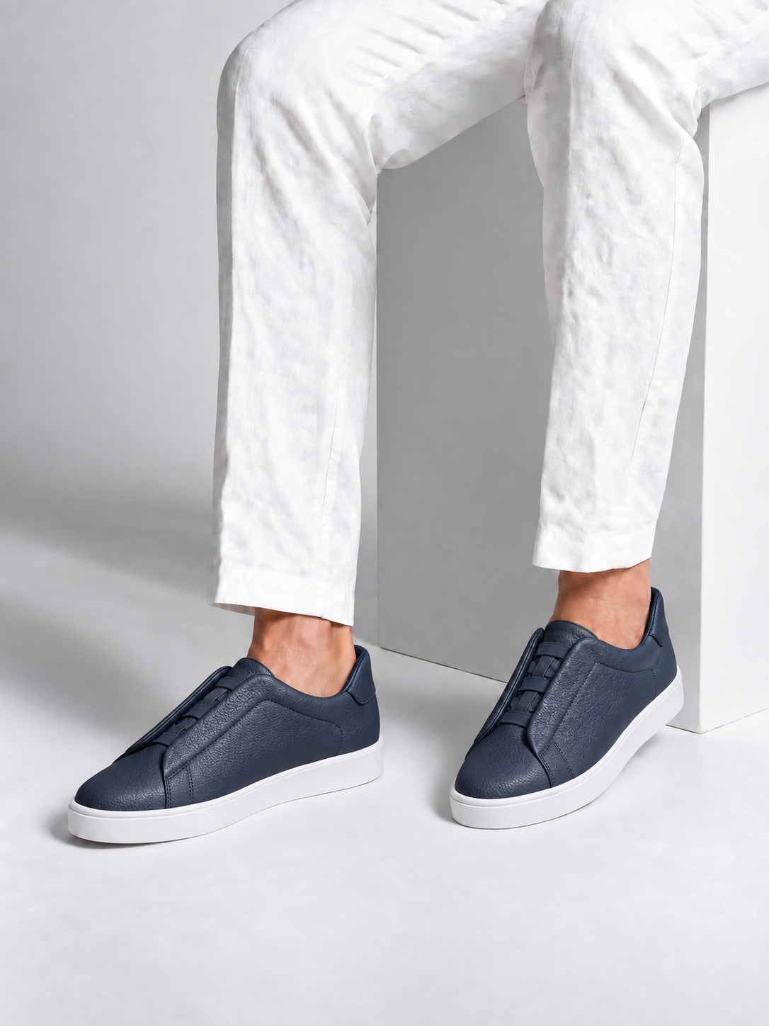 Blue Leather Zeg Emyerre