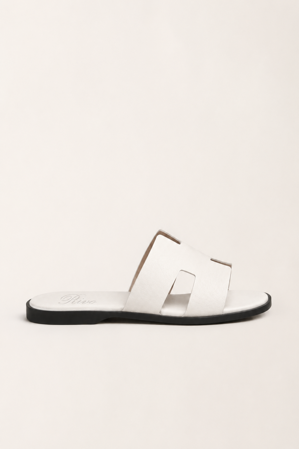 Positano Leather Sandal White