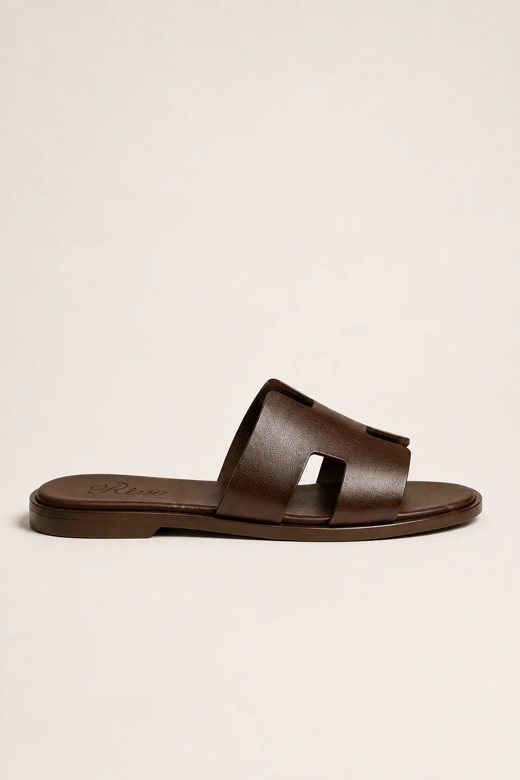 Coastal Leather Sandal Dark Brown