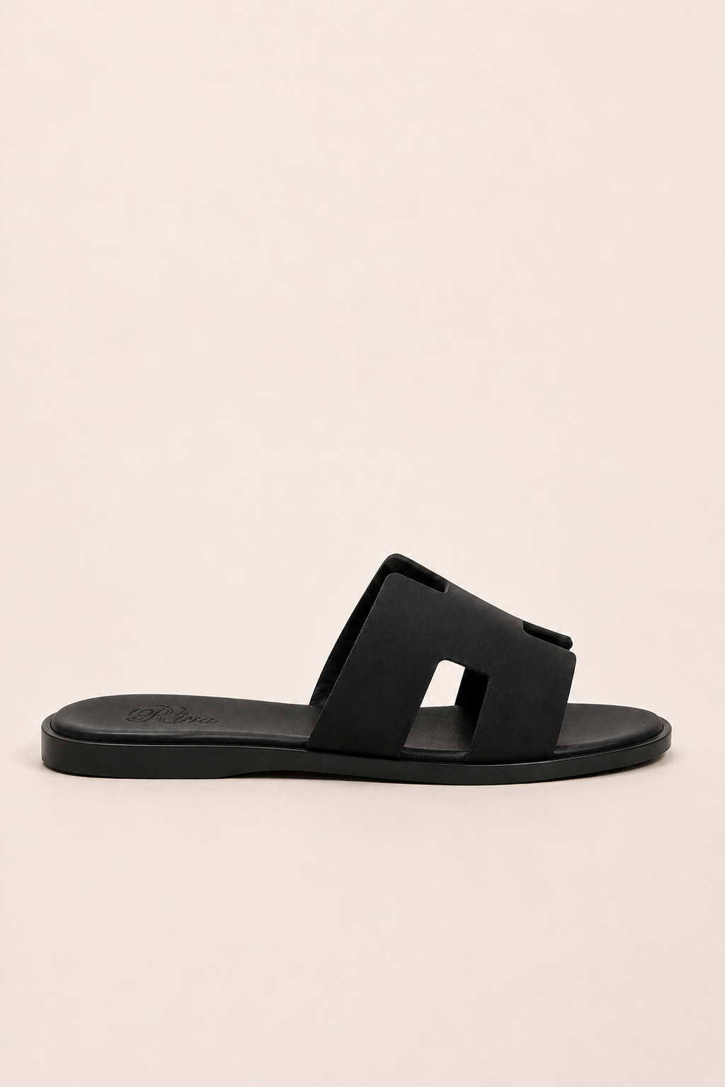 Coastal Suede Sandal Black