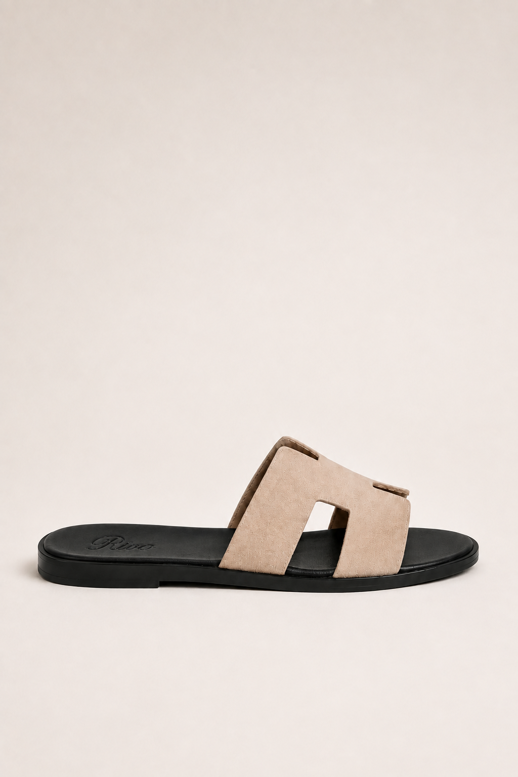 Coastal Suede Sandal Beige