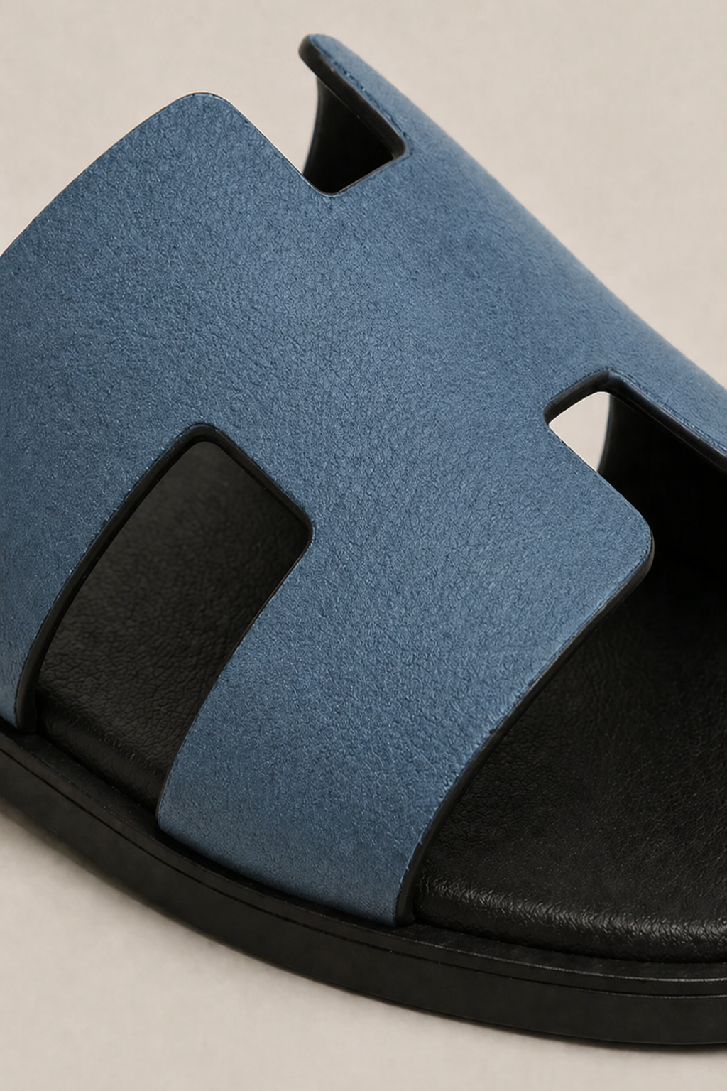 Coastal Suede Sandal Blue