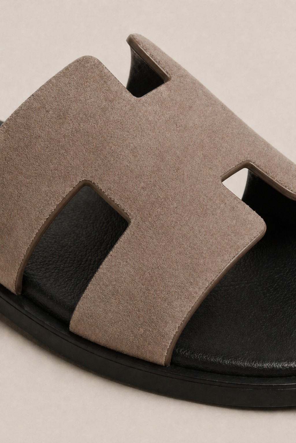 Coastal Suede Sandal Taupe