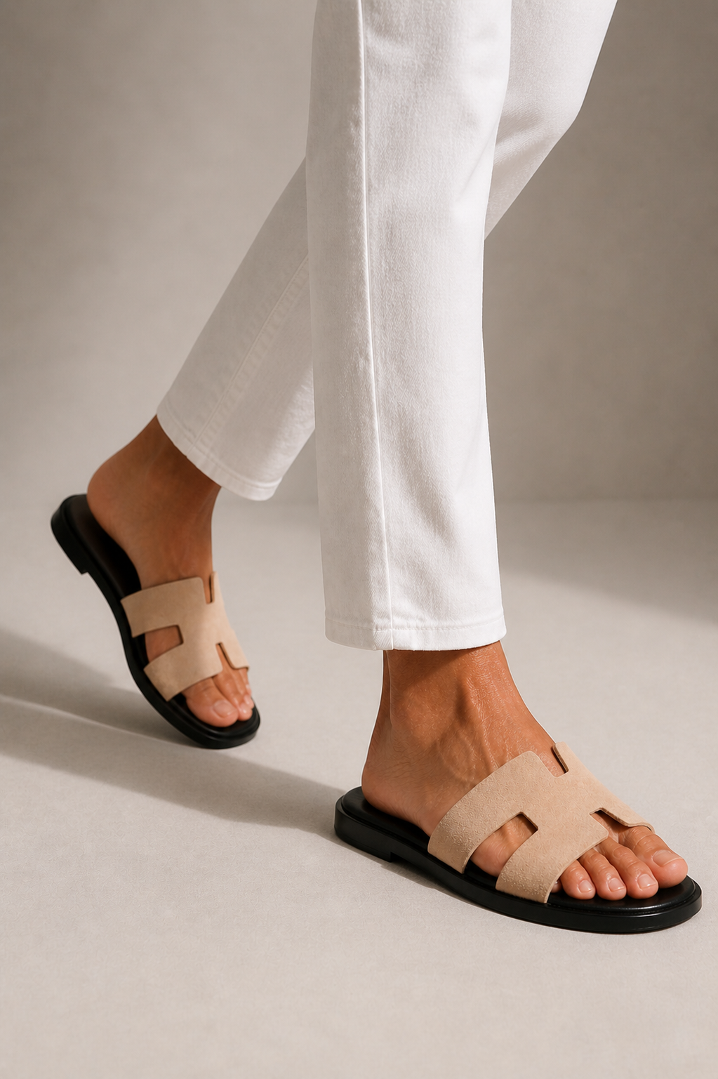 Coastal Suede Sandal Sand