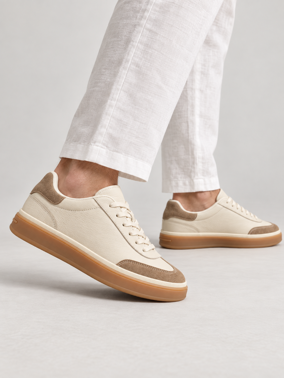 Ivory & Sand Velaro Sneaker