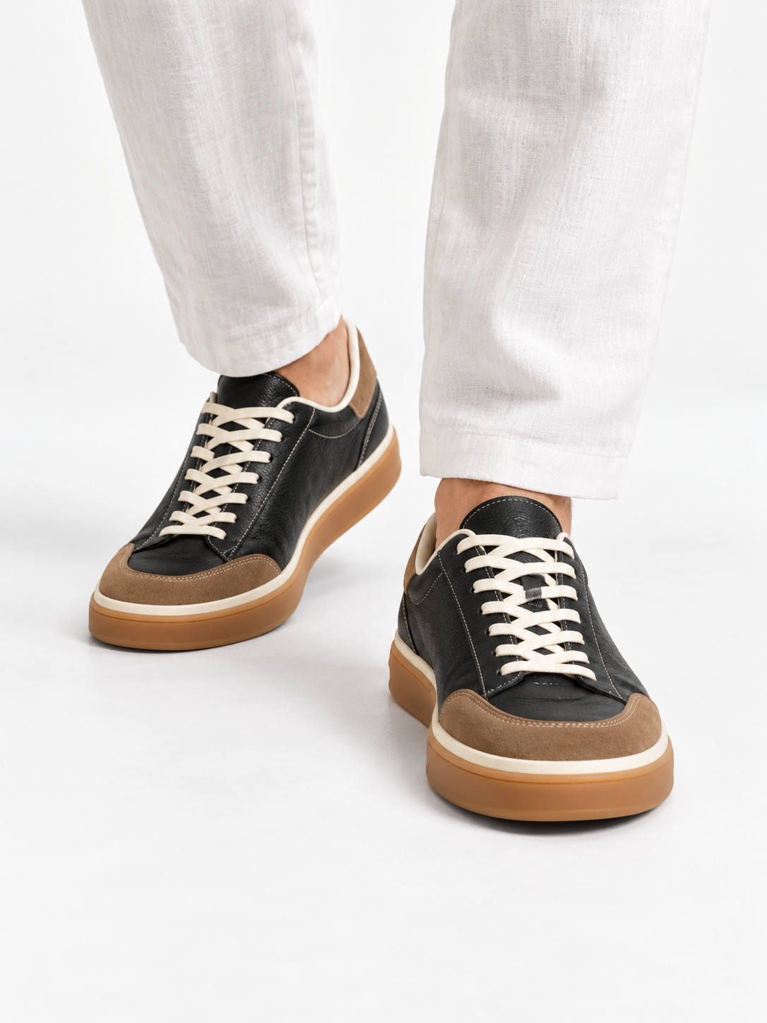 Black & Sand Velaro Sneaker