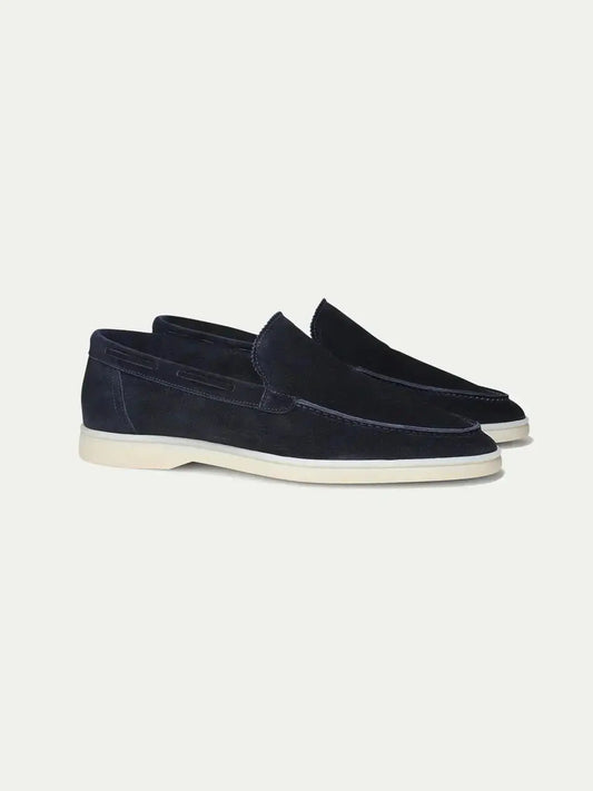 Classic Suède Loafer Navy Blue