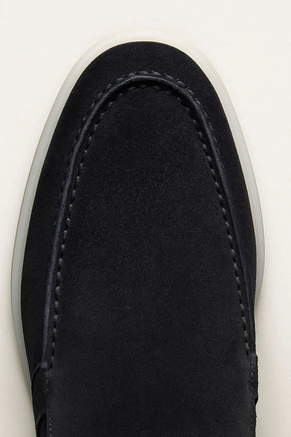 Classic Suède Loafer Navy Blue