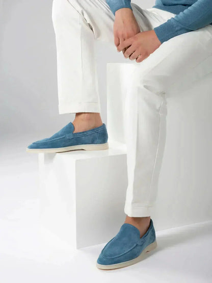 Classic Suède Loafer Ocean Blue