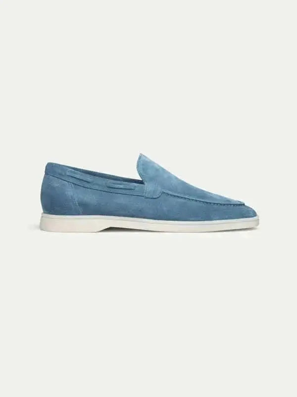 Classic Suède Loafer Ocean Blue