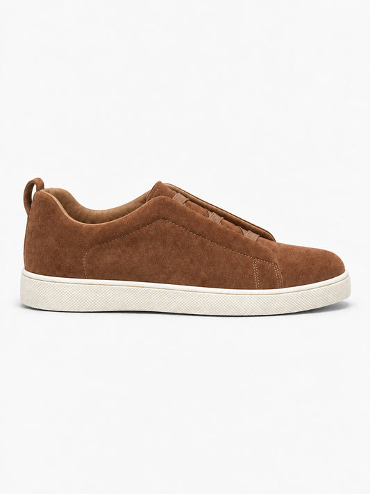 Reddish Brown Suede Avalor Sneaker