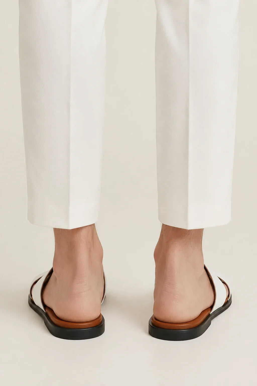 Amalfi Leather Sandal White