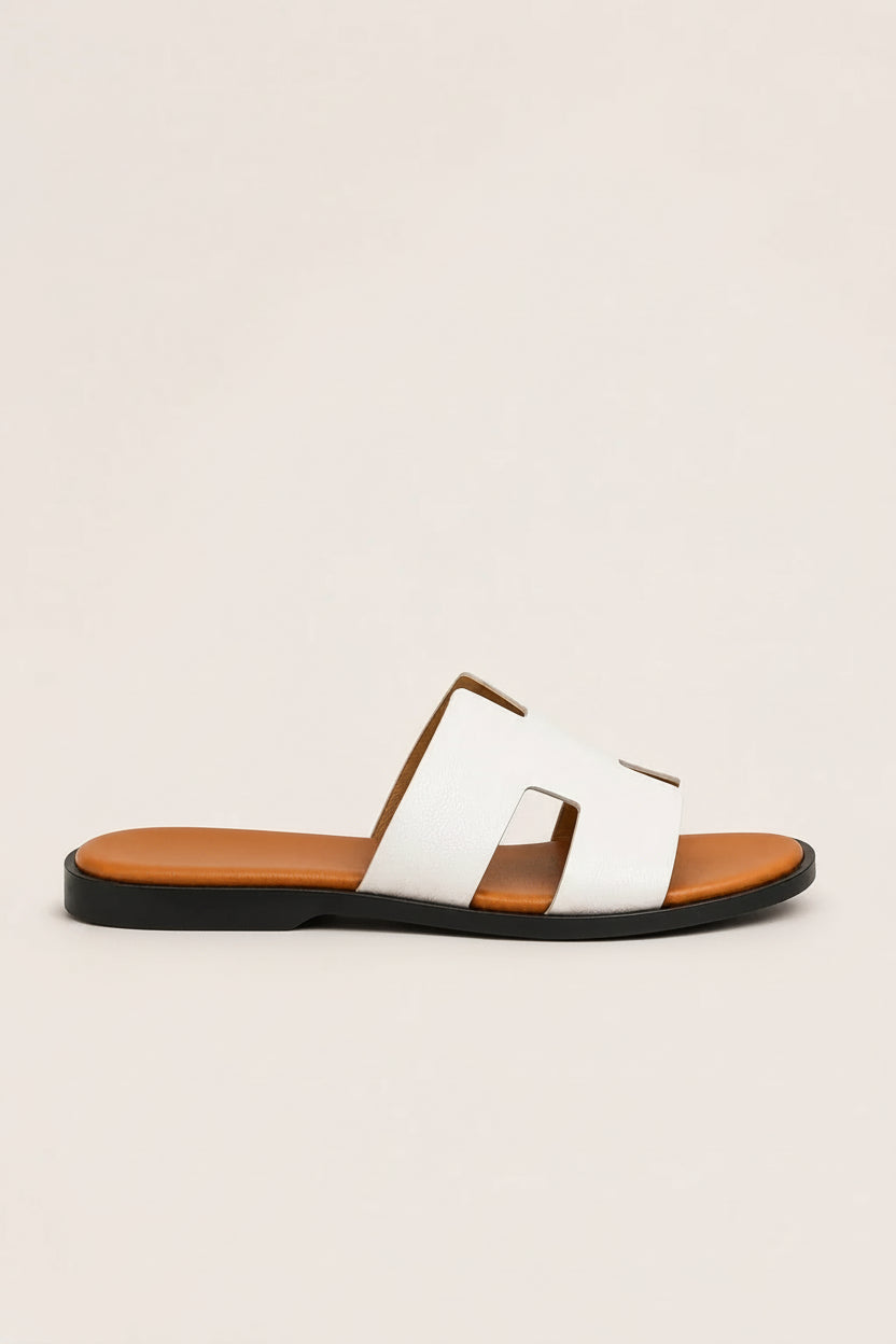 Amalfi Leather Sandal White
