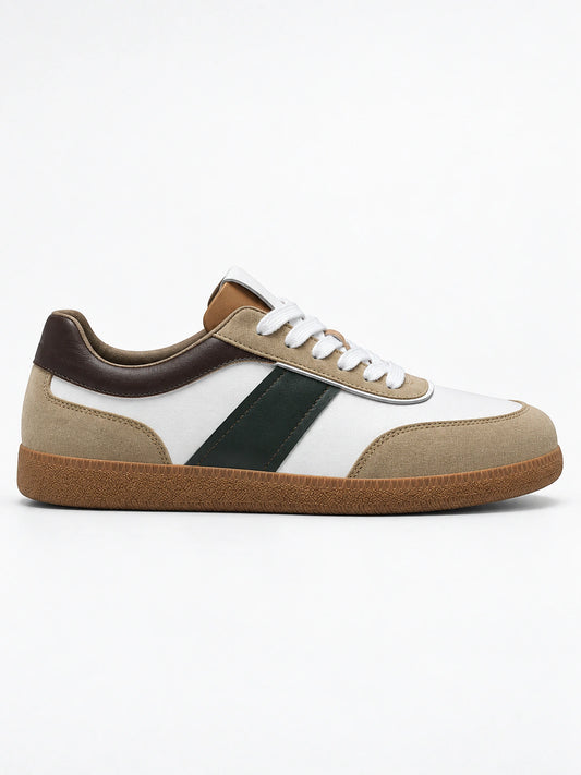 White/Forest Green Velaro Sneaker