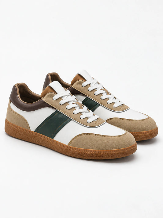 White/Forest Green Velaro Sneaker